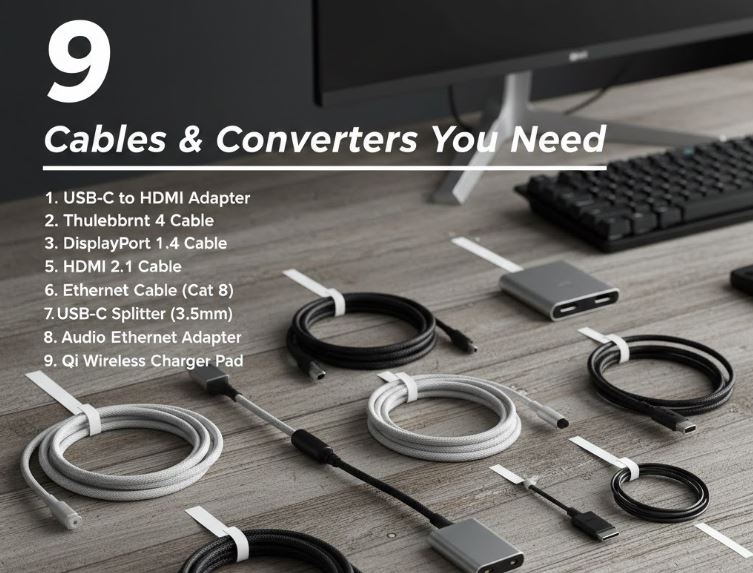 cables and converters you must need