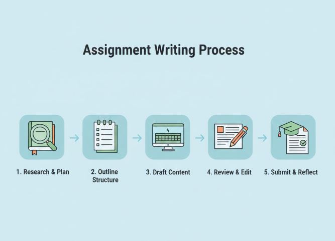 assignment writing in image