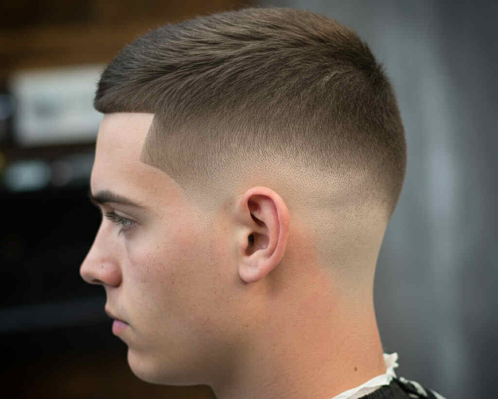 famous buz cut length and style