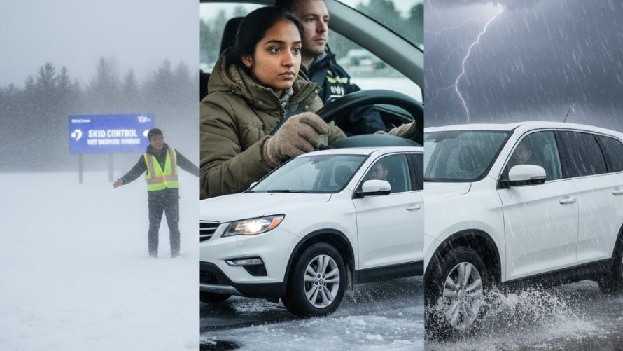 to drive in difficult conditions